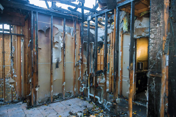 Professional Emergency Fire Cleanup technician working in Renton, WA